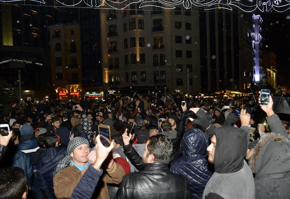 İstanbul'da yılbaşı kutlamaları