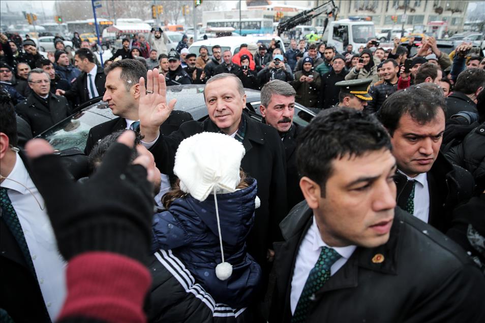 Cumhurbaşkanı Erdoğan İstanbul'da 