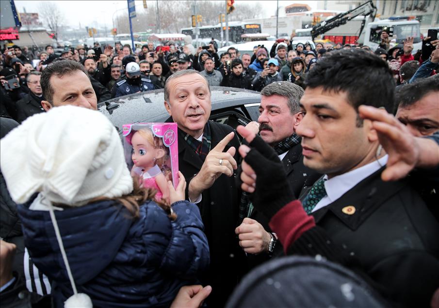 Cumhurbaşkanı Erdoğan İstanbul'da 