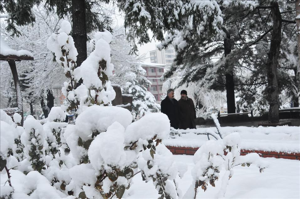 Yozgat'ta kar yağışı