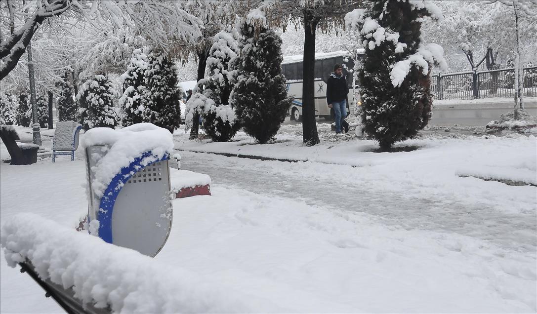 Yozgat'ta kar yağışı