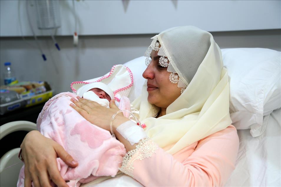 Baba olduğunu operasyonda öğrendi