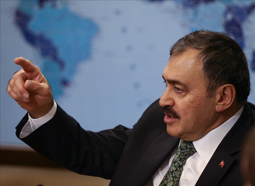 Orman ve Su İşleri Bakanı Veysel Eroğlu, AA Editör Masası'nda
