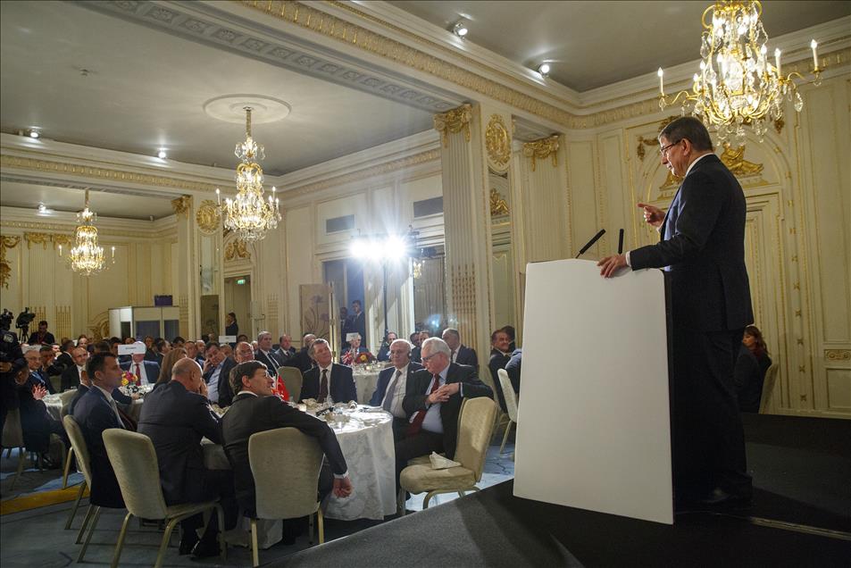 Turkish PM visits London