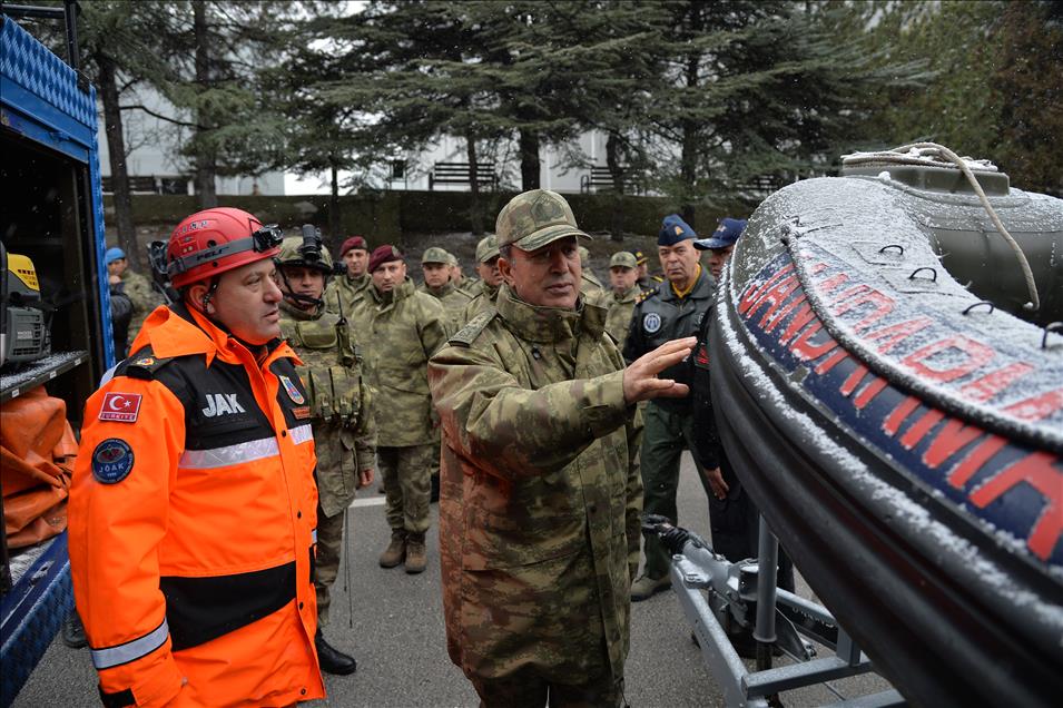 Genelkurmay Başkanı Orgeneral Akar'dan JÖAK'a ziyaret
