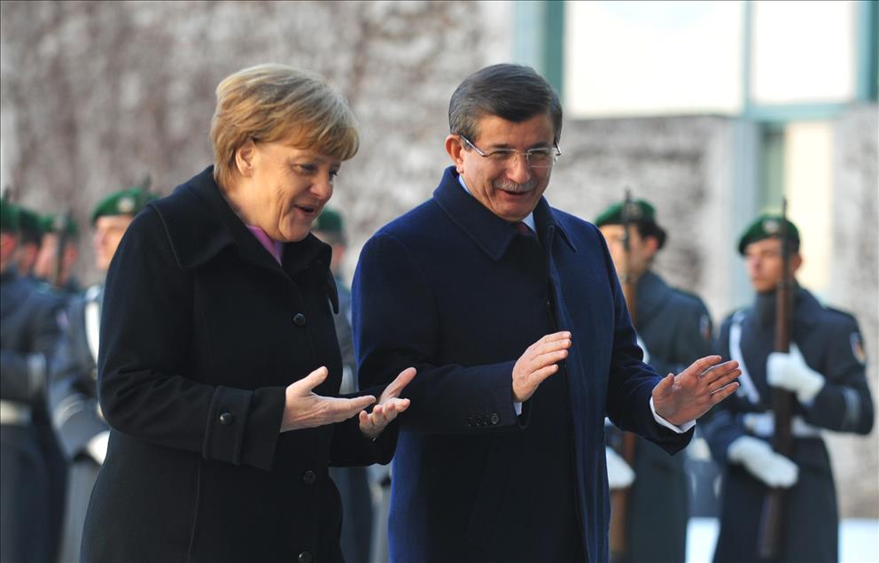 Davutoğlu - Merkel