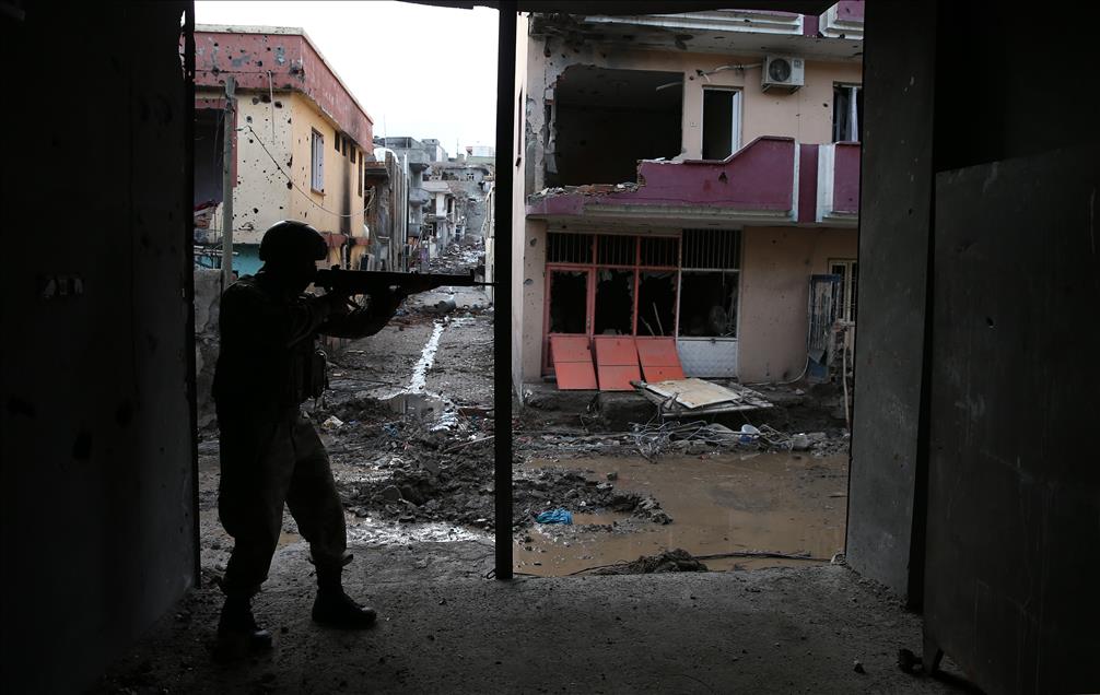 Cizre'de terör örgütü PKK'ya yönelik "Şehit Jandarma Astsubay Kıdemli Çavuş Burak Demirci" operasyonu sürüyor.