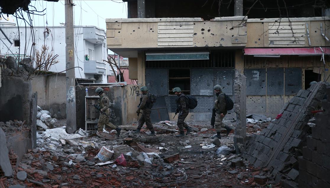 Cizre'de terör örgütü PKK'ya yönelik "Şehit Jandarma Astsubay Kıdemli Çavuş Burak Demirci" operasyonu sürüyor.