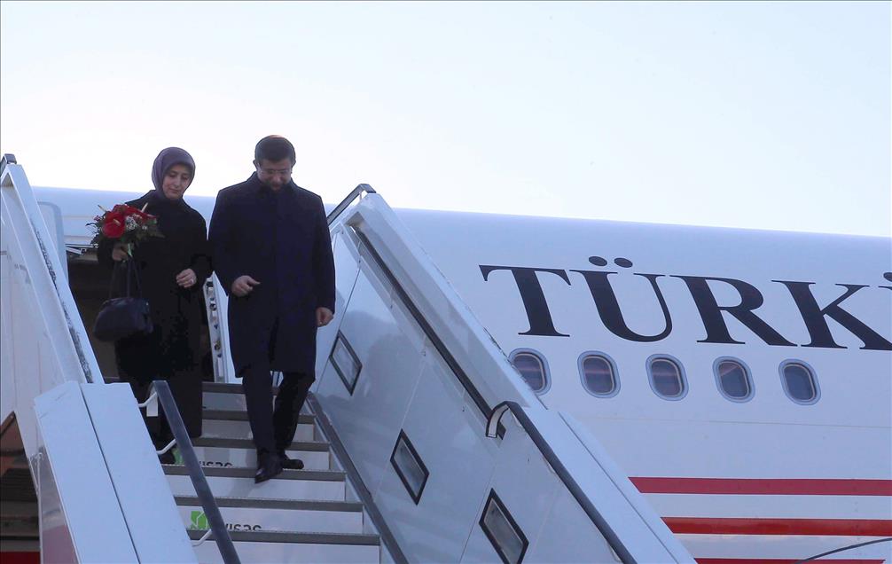 Başbakan Davutoğlu, Almanya'ya geldi