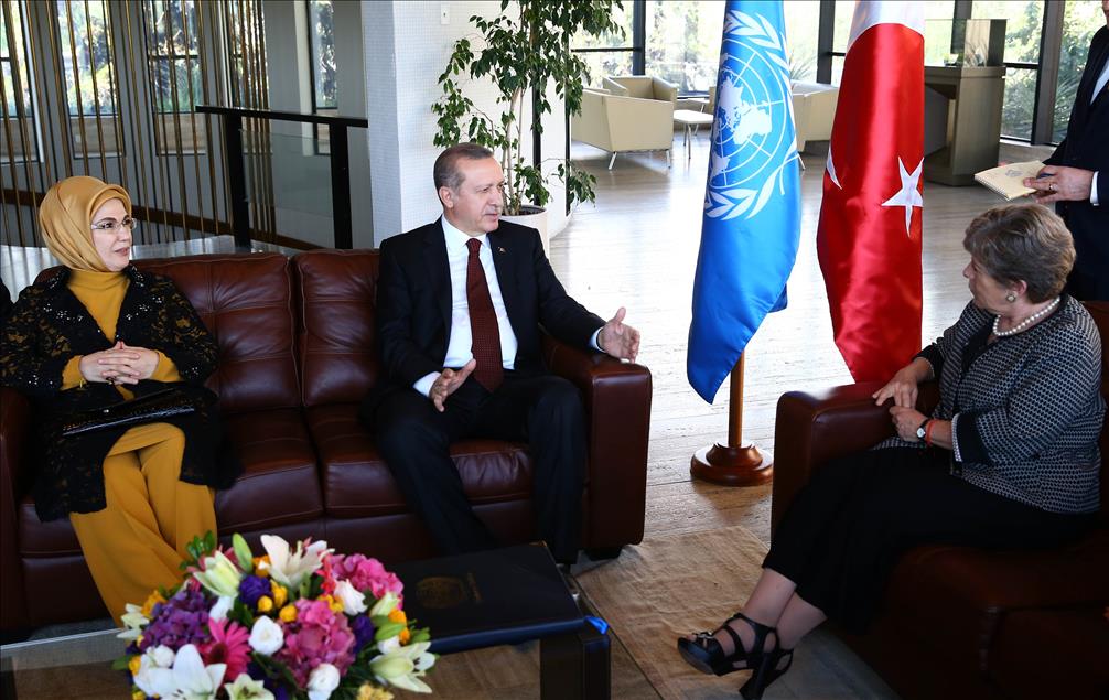 Cumhurbaşkanı Erdoğan Şili'de