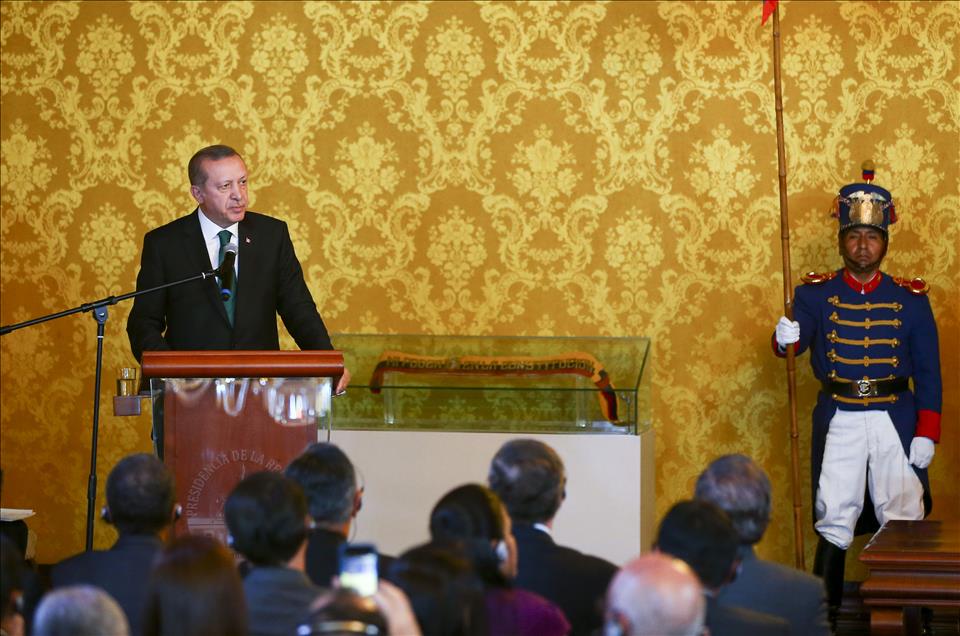 Cumhurbaşkanı Erdoğan Ekvador’da