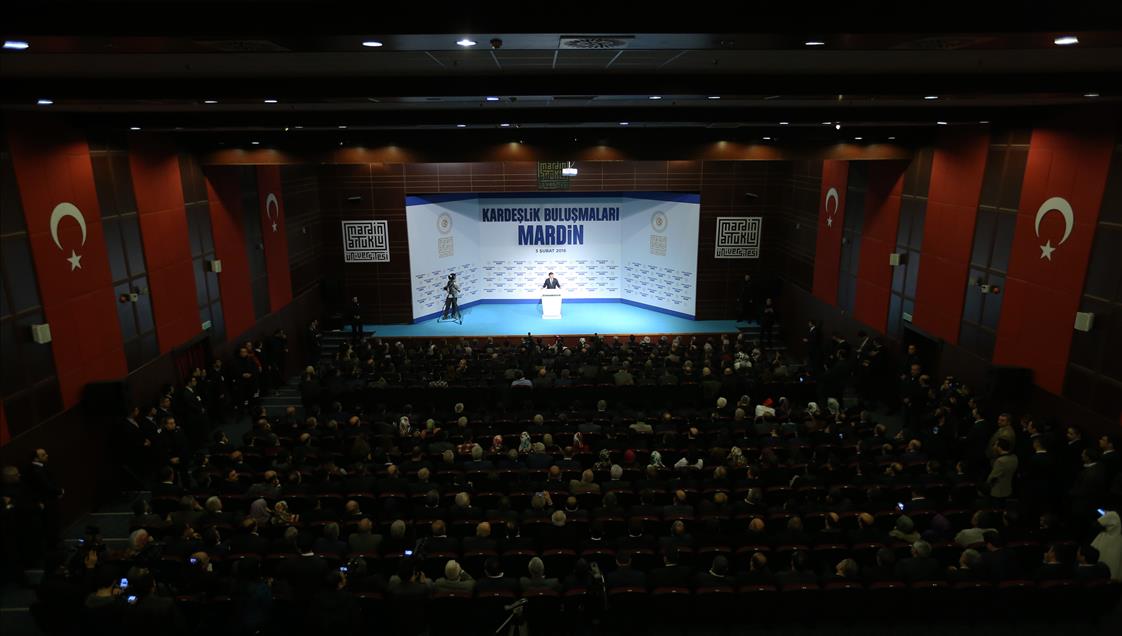 Başbakan Ahmet Davutoğlu, Mardin'de