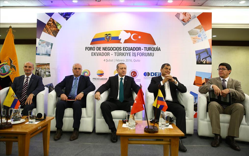 Cumhurbaşkanı Erdoğan Ekvador'da