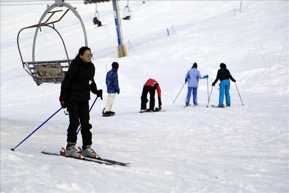 Lübnan'da kayak sezonu