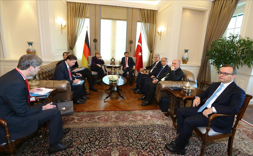 Almanya Başbakanı Angela Merkel Ankara'da