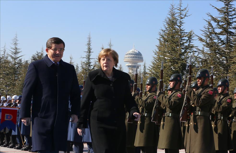 Almanya Başbakanı Angela Merkel Ankara'da