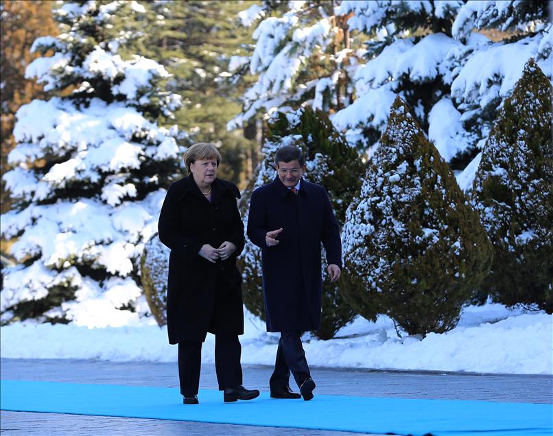 Almanya Başbakanı Angela Merkel Ankara'da