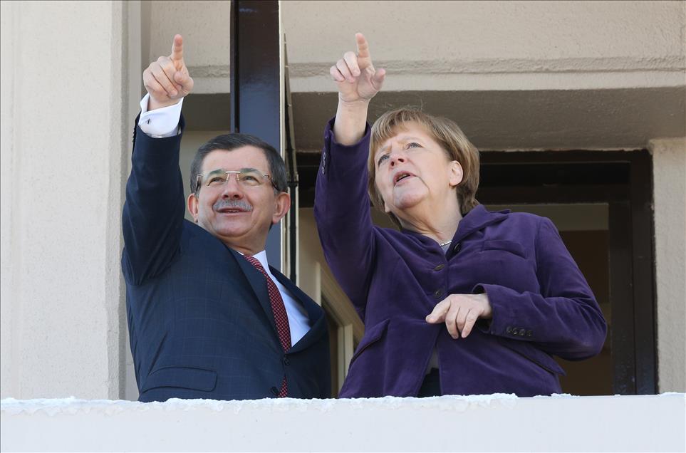 Almanya Başbakanı Angela Merkel Ankara'da
