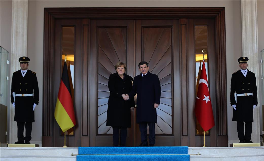 Almanya Başbakanı Angela Merkel Ankara'da