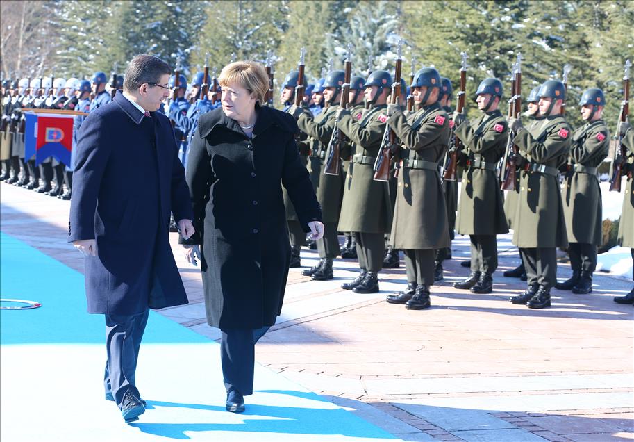 Almanya Başbakanı Angela Merkel Ankara'da