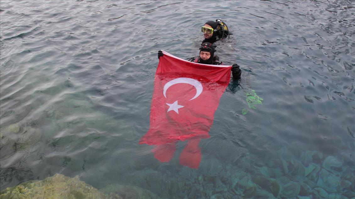 "Doğal akvaryum" balık adamların gözdesi oldu