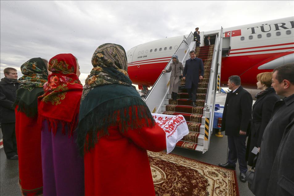 Başbakan Davutoğlu Ukrayna'da