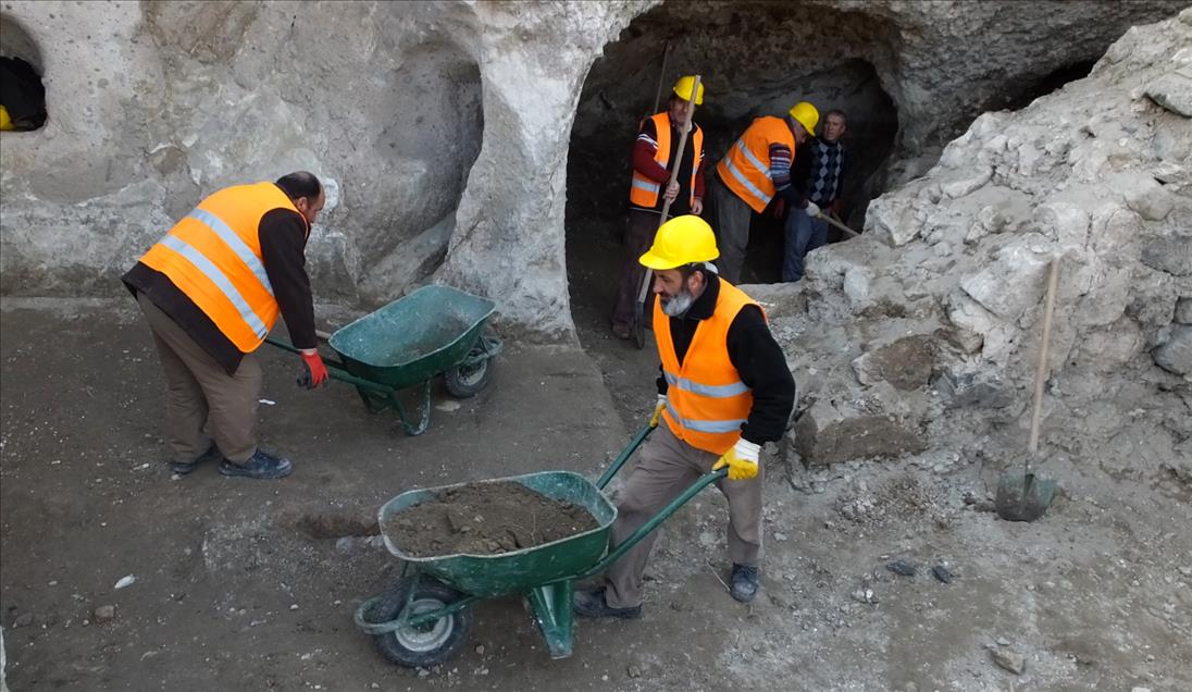 Kapadokya'da bulunan yeraltı kenti