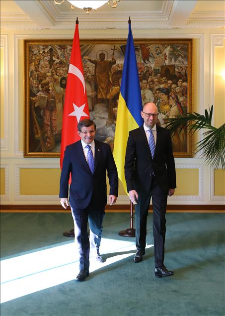Başbakan Davutoğlu Ukrayna'da