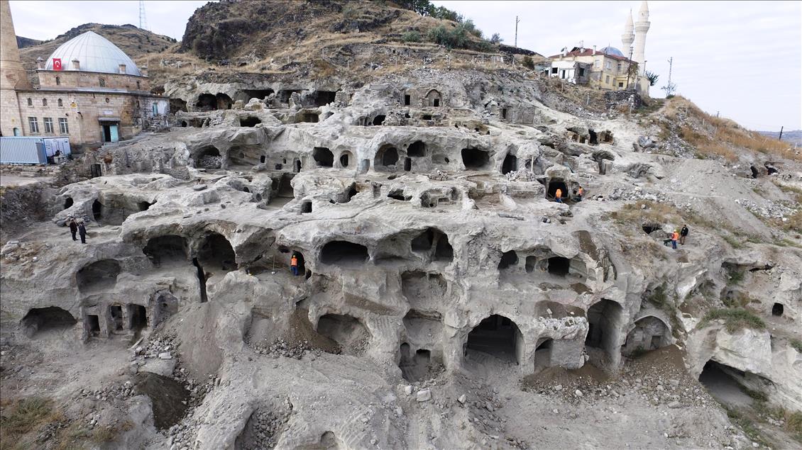 Kapadokya'da bulunan yeraltı kenti