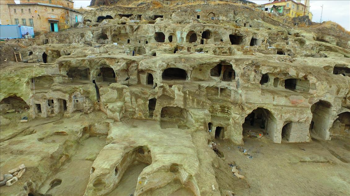 Kapadokya'da bulunan yeraltı kenti