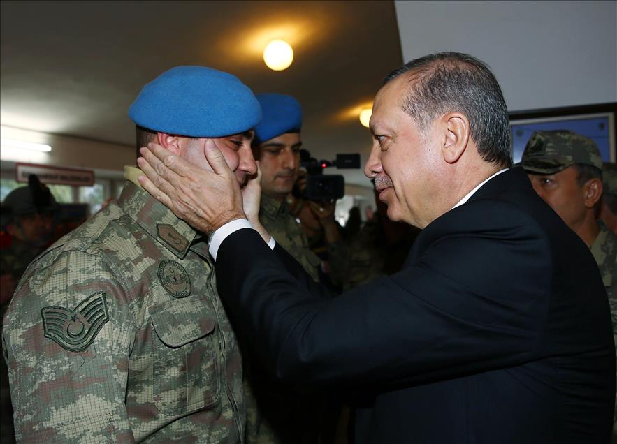 Cumhurbaşkanı Erdoğan JÖAK'ı ziyaret etti