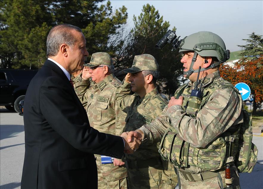Cumhurbaşkanı Erdoğan JÖAK'ı ziyaret etti