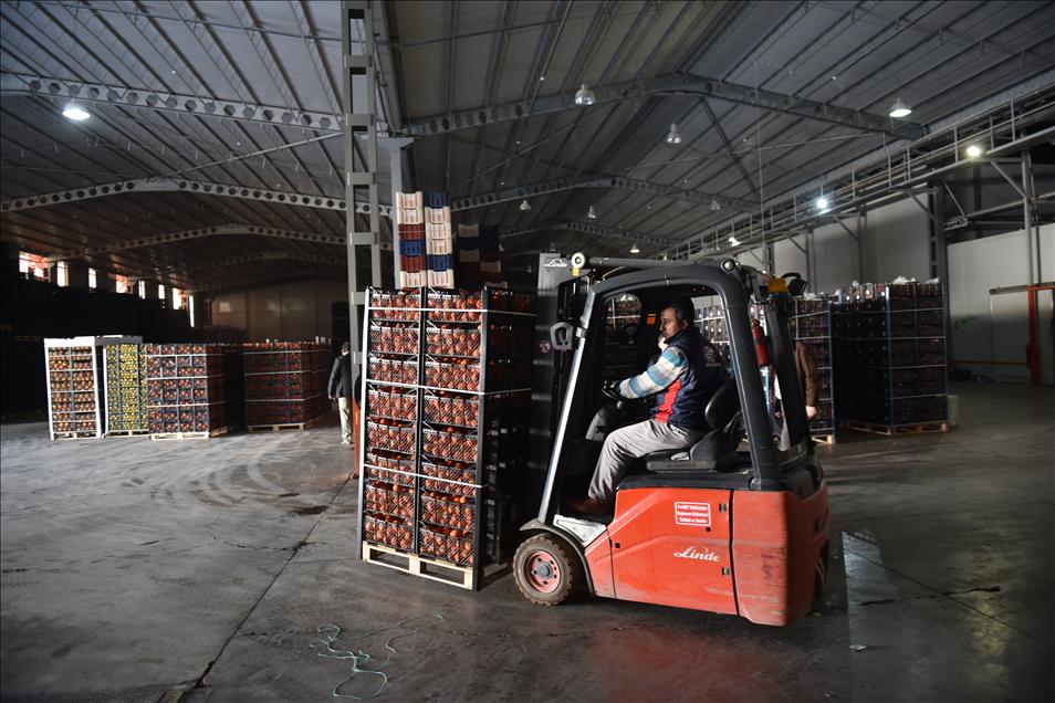 Mersin'den güvenlik güçlerine 120 ton narenciye gönderildi