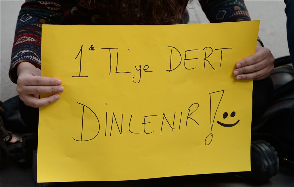 1 liraya dert dinliyorlar