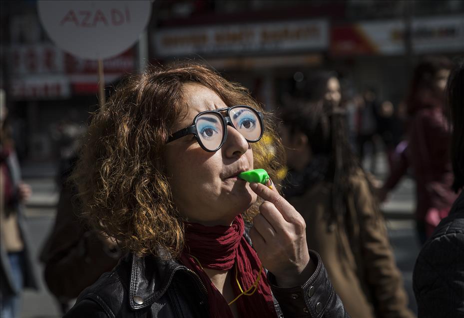 International Women's Day march in Ankara