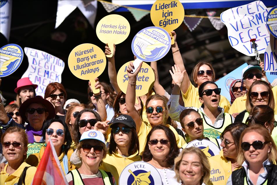 International Women's Day celebration in Turkey's Mersin