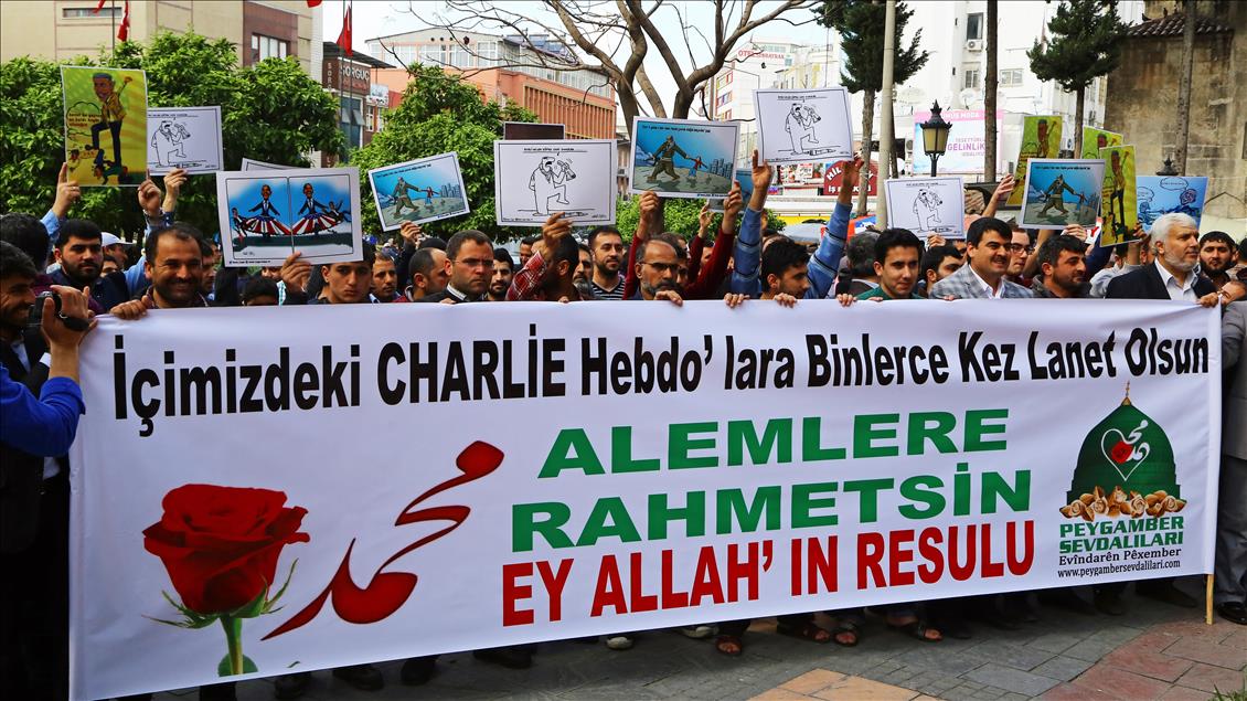 Adana'da karikatür tepmkisi