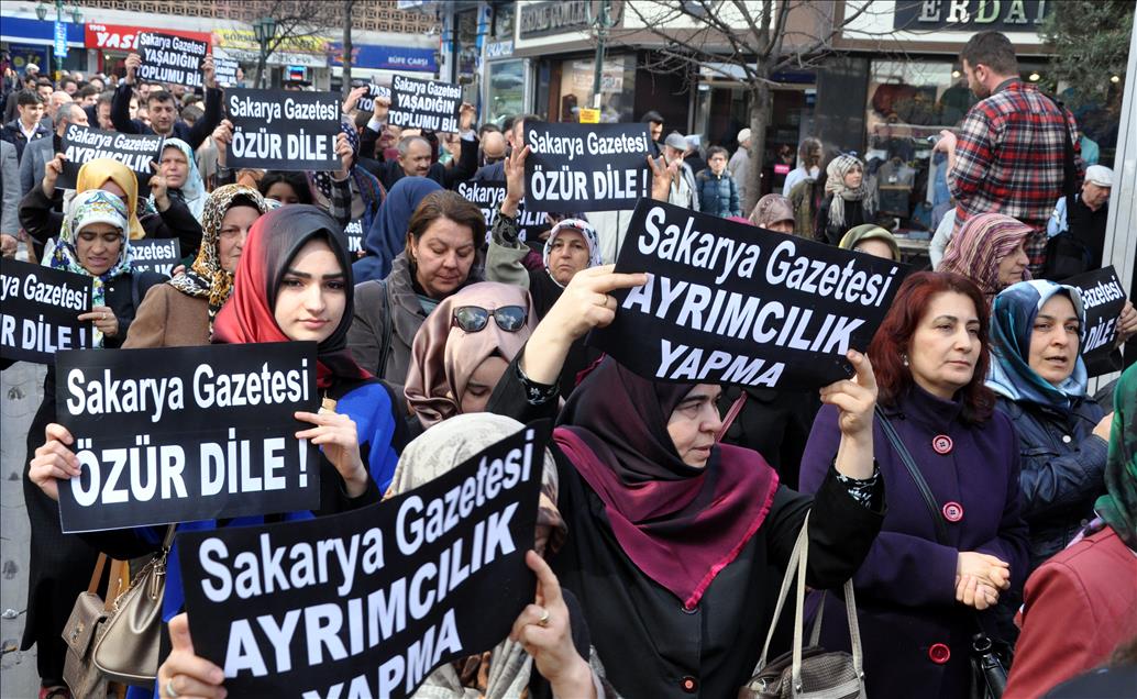 Eskişehir'de "karikatür" tepkisi