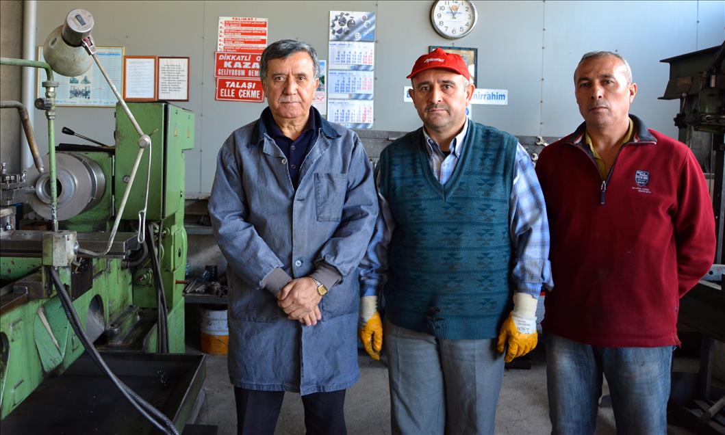 45 yıllık torna ustasına "Ahilik" tacı