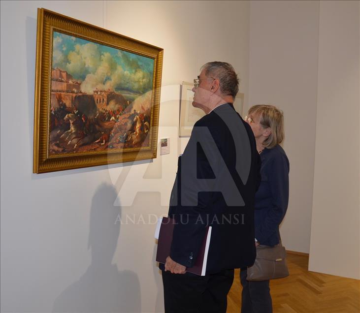 "Eskizlerden Tablolara Sultan Abdülaziz Resim Sergisi" Viyana'da