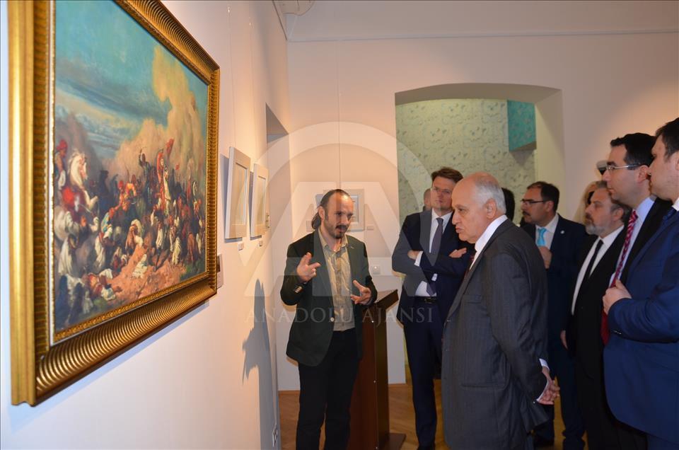 "Eskizlerden Tablolara Sultan Abdülaziz Resim Sergisi" Viyana'da