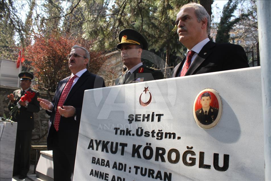 Şehitleri Anma Günü ve Çanakkale Deniz Zaferi'nin 101. yılı