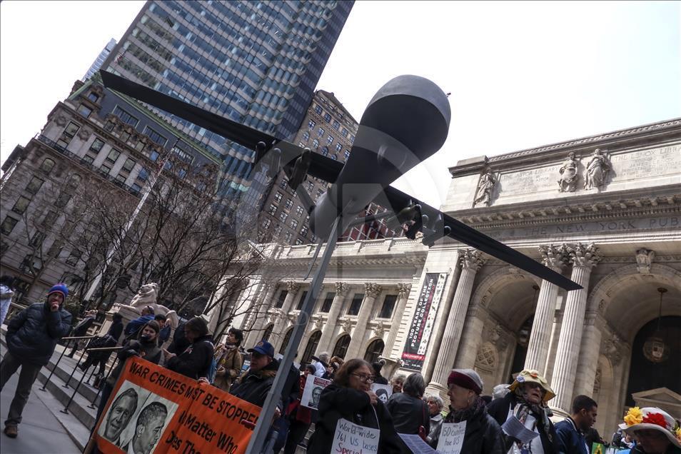 Irak Savaşı’nın 13. Yıldönümü New York’ta protesto edildi