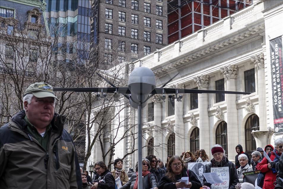 Irak Savaşı’nın 13. Yıldönümü New York’ta protesto edildi
