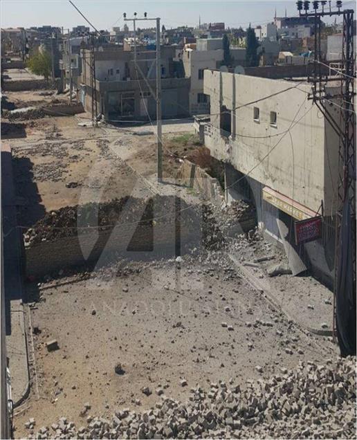 Nusaybin'deki tahribatı fotoğraflar ortaya koydu