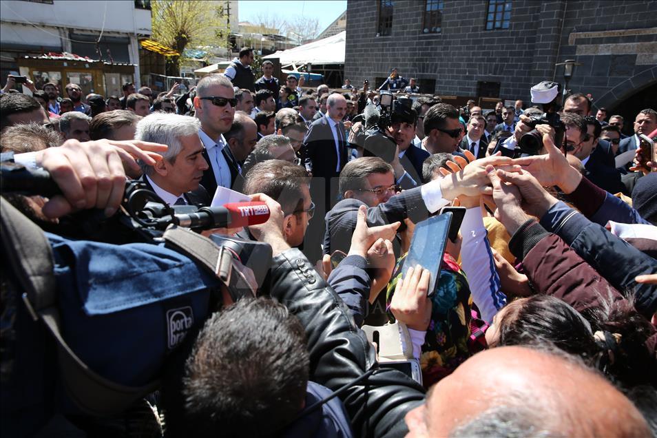 Başbakan Davutoğlu, Diyarbakır'da