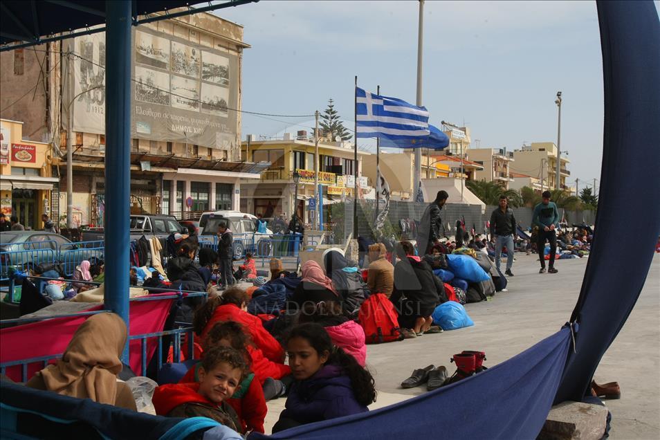 Sakız Adası'ndaki göçmenler