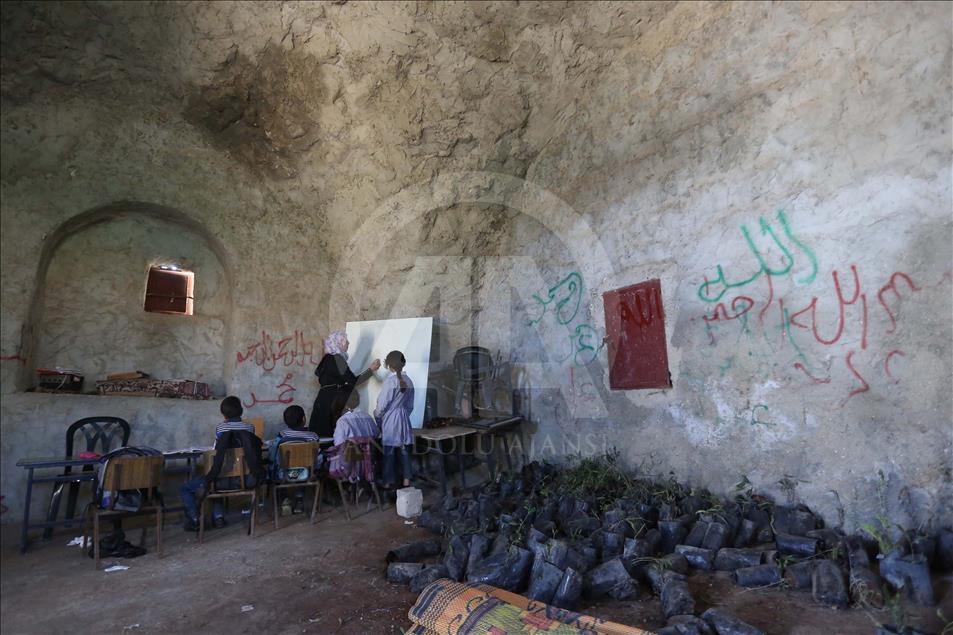Historical mosque turned into school in West Bank 