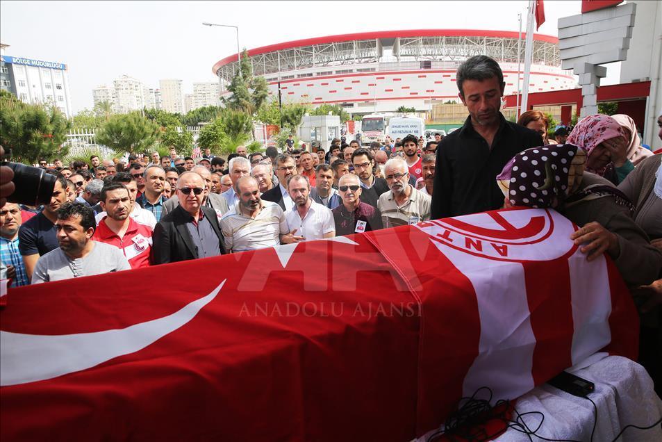 Antalyaspor oyuncusu son yolculuğuna uğurlandı