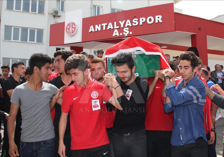 Antalyaspor oyuncusu son yolculuğuna uğurlandı
